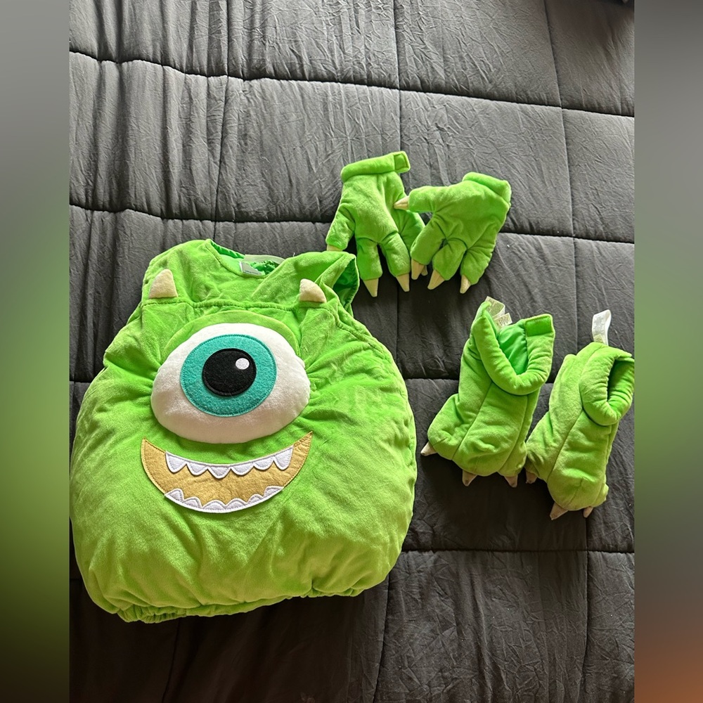 Disney and Pixar Monsters Inc Mike Costume- Pottery Barn Kids